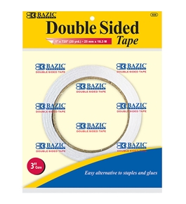 BAZIC 1 X 20 Yard (720) Double Sided Tape