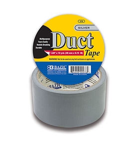 BAZIC 1.88 X 10 Yards Silver Duct Tape