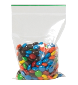 4" x 6" - 2 Mil Minigrip® Reclosable GreenLine™ Biodegradable Bags - MGGL104