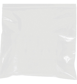 3" x 3" - 2 Mil White Reclosable Poly Bags - PB3540W