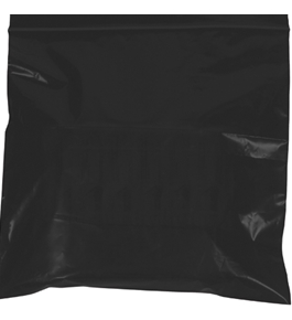 4" x 6" - 2 Mil Black Reclosable Poly Bags - PB3565BK