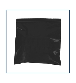 6" x 9" - 2 Mil Black Reclosable Poly Bags - PB3615BK