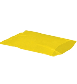 12" x 15" - 2 Mil Yellow Flat Poly Bags - PB534Y
