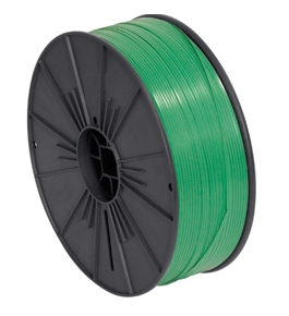 5/32" x 7000' Green Plastic Twist Tie Spool - PLTS532G