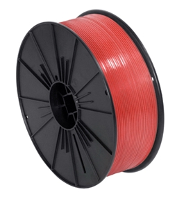 5/32" x 7000' Red Plastic Twist Tie Spool - PLTS532R