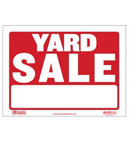 BAZIC 9 X 12 Yard Sale Sign