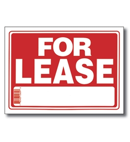 BAZIC 9 X 12 For Lease Sign