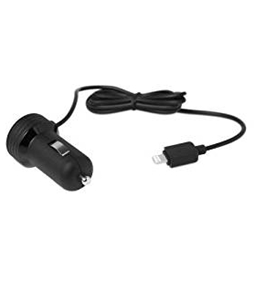 Kensington PowerBolt 1-Amp Direct Charge Car Charger for iPhone 6/6 Plus/5/5c/5s - Retail Packaging - Black