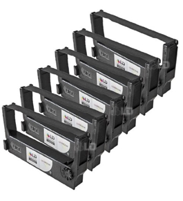 Epson Compatible Replacement 6 Pack Black POS Ribbon Cartridges - ERC-23B