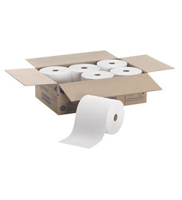Georgia-Pacific Preference White High Capacity Roll Towel, Case of 6 Rolls - 26100