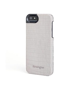 Kensington Vesto Leather Texture Hardshell Case for iPhone 5 - 1 Pack, Grey Lizard - K39624WW