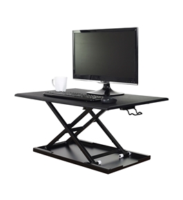 Luxor Level Up 32 Pneumatic Adjustable Desktop Desk Model Number- LVLUP32-BK