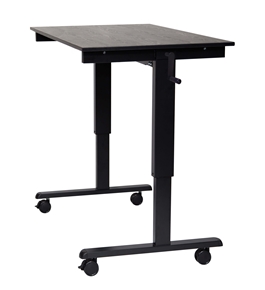 Luxor 48" Crank Adjustable Stand Up Desk Model Number- STANDCF48-BK/BO