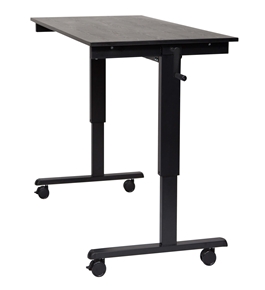 Luxor 60" Crank Adjustable Stand Up Desk Model Number- STANDCF60-BK/BO