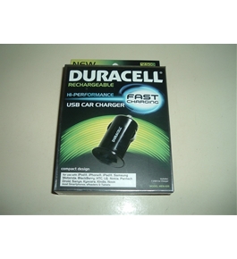 Duracell Hi-Performance, Fast Charging USB Car Charger - MEN-635
