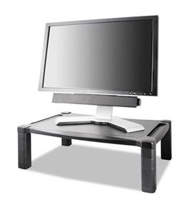 Extra Wide Adjustable Monitor/Laptop Stand - Single Level