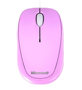 Microsoft Compact Optical Mouse, Strawberry Sorbet Pink - 500 V2