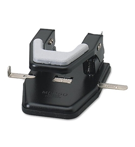Master 2 Hole Black 9/32 Inch Paper Punch (MP250)
