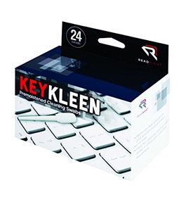 Read Right KeyKleen Keyboard Cleaner Swabs, 24 Swabs per Box (RR1243)