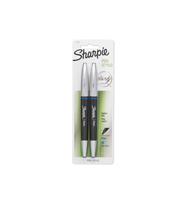 Sharpie Grip Pens, Fine Point, 2-pack, Blue - 1758051