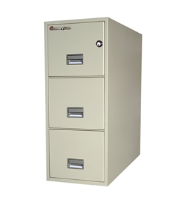 Sentry 3T3131 3 Drawer 31" Deep Fire And Water Resistant Vertical Legal File