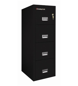 Sentry 4T3120 4 Drawer Letter - Fire and Impact Resistant - 2 hour rated
