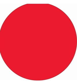Shoplet Select Fluorescent Red Inventory Circle Labels Shpdl614g