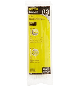 Stanley Gs25Dt 10 Inch Dual Temp Glue Sticks, Pack of 12(Pack of 12) 