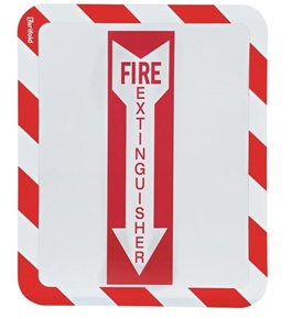 Sign Holder, Magntc, Fire Extinguisher, PK2