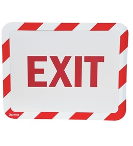 Sign Holder, Adhesive, Exit, PK2