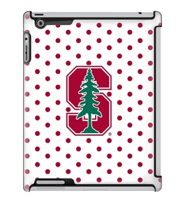 Uncommon LLC Stanford University Polka Dots Deflector Hard Case for iPad 2/3/4 (C0050-HC)