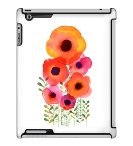 Uncommon LLC Margaret Berg Poppy Garden Deflector Hard Case for iPad 2/3/4 (C0050-SS)