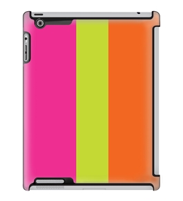 Uncommon LLC Vertical Stripe Deflector Hard Case for iPad 2/3/4 (C0010-FD)