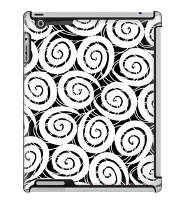 Uncommon LLC White Swirls Deflector Hard Case for iPad 2/3/4 (C0010-HR)