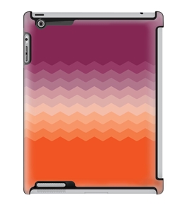 Uncommon LLC Deflector Hard Case for iPad 2/3/4, Crisp Sunrise Orange Purple (C0010-MP)