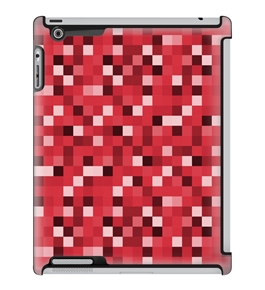 Uncommon LLC Deflector Hard Case for iPad 2/3/4, Red Blocks (C0010-OF)