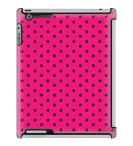 Uncommon LLC Mini Dots Pink Cutie Deflector Hard Case for iPad 2/3/4 (C0010-IR)
