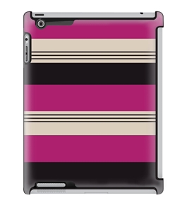 Uncommon LLC Deflector Hard Case for iPad 2/3/4 - Black Plum Tan (C0060-GP)