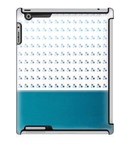 Uncommon LLC Deflector Hard Case for iPad 2/3/4 - Berry Dot Aqua (C0060-GO)