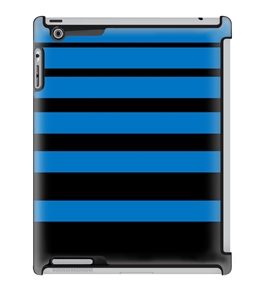 Uncommon LLC Blue Stripe Steps Deflector Hard Case for iPad 2/3/4 (C0060-IA)