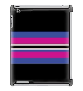 Uncommon LLC Deflector Hard Case for iPad 2/3/4 - Crew Stripe Girly (C0010-ZD)