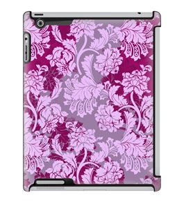 Uncommon LLC Deflector Hard Case for iPad 2/3/4 - Overlay Lace Berry (C0070-MD)