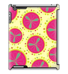 Uncommon LLC Deflector Hard Case for iPad 2/3/4, Pink Lime Yellow (C0060-WB)