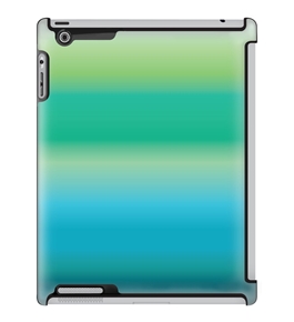 Uncommon LLC Deflector Hard Case for iPad 2/3/4, Blue Coral Gradient (C0070-NO)