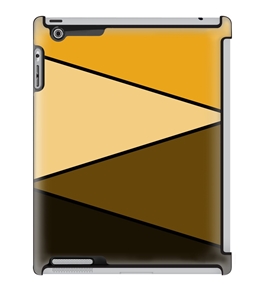 Uncommon LLC Deflector Hard Case for iPad 2/3/4 - Orange Zag (C0060-TP)