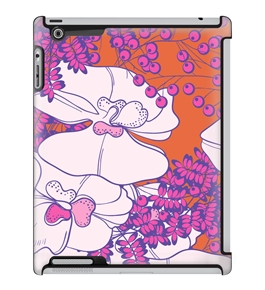 Uncommon LLC Deflector Hard Case for iPad 2/3/4 - Vintage Orchids Nectar (C0070-SY)