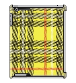 Uncommon LLC Yellow Orange Plaid Deflector Hard Case for iPad 2/3/4 (C0070-UQ)