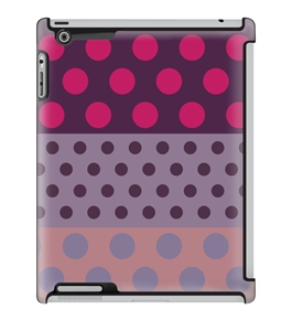 Uncommon LLC Polka Dot Ribbon Deflector Hard Case for iPad 2/3/4 (C0060-RS)
