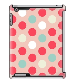 Uncommon LLC Bubble Dots Pastel Deflector Hard Case for iPad 2/3/4 (C0060-ON)