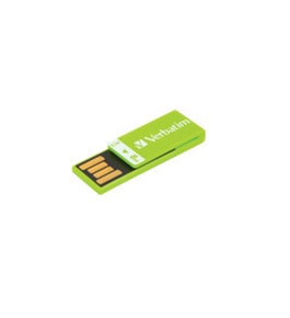 Verbatim 8GB Clip-It USB Flash Drive - Eucalyptus Green,Minimum Qty. 10 - 43936